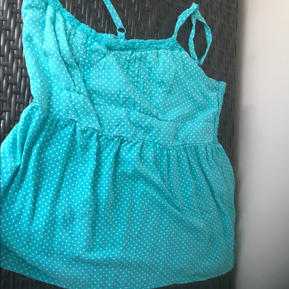 Torrid Polka dot tank top Sz 2